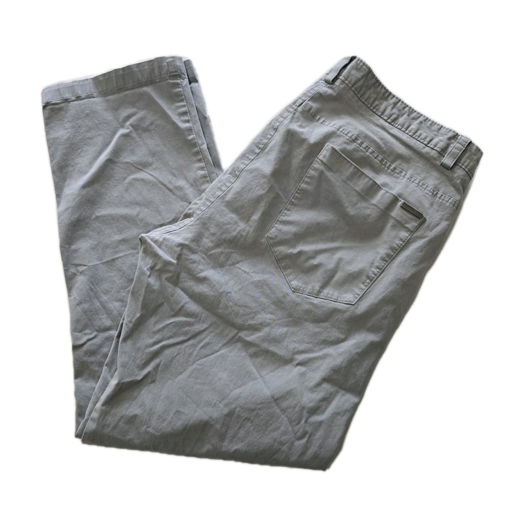 Calvin Klein Slim Fit Straight Leg Cotton Blend Pants Mens Size 38x30 EUC